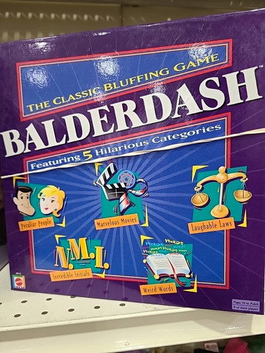 Mattel balderdash classic - mattel,