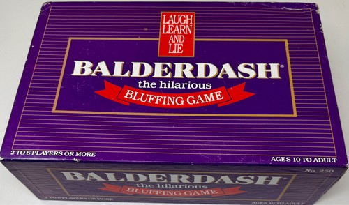 Balderdash board game 1984 - -,